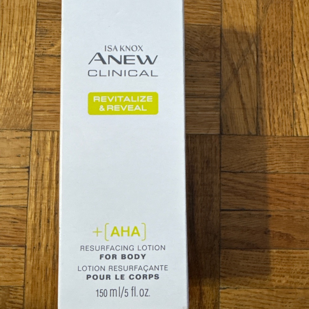 Avon Anew Clinical Resurfacing Lotion - White and Yellow